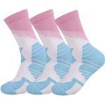 Универсальные баскетбольные носки 3 пары LINING, розовый - фото