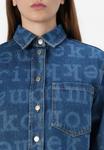 Блуза Marimekko VAIHE LOGO UNISEX, Mid Indigo/Blue Denim - фото 6