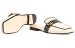 Сандалии double g slide sandal 'white' Gucci, белый - фото 4