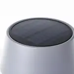 Блестящая уличная настольная лампа с LED Picco, 1 шт. Теплый белый светодиод, уличная настольная лампа с солнечной батареей, серого матового цвета, с возможностью зарядки через USB Brilliant, матово-серый - фото 9