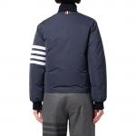 Пуховик женский темно-синий THOM BROWNE - фото 3