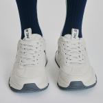 Массивные кеды низкие унисекс бежевые MLB Ivory - фото 10