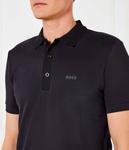 Рубашка поло Slim fit Boss Green, черный - фото 4