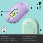 Беспроводная мышь Logitech POP Silent Wireless Bluetooth (Daydream Mint) - фото 6