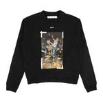 Свитер Off-White Pascal Print Slim Crewneck, Black/White - фото