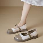 Туфли Мэри Джейн женские Josiny, бежевый/черный - фото 10