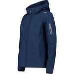 Женская куртка-худи из софтшелла CMP, синий - фото 3