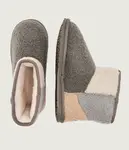 Снежные сапоги Wallaby Mini Teddy Patch Emu Australia, серый - фото 3