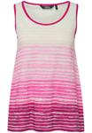 Топ GRADIENT STRIPED TANK Ulla Popken, розовый - фото 2