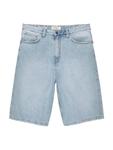 Джинсовые шорты Pull&Bear Loose fit Jeans, светло-синий - фото