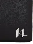 Клатч с монограммой KARL LAGERFELD, черный - фото 4
