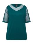 Футболка Ulla Popken, темно-зеленый - фото