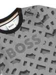 Футболка с логотипом BOSS Kidswear, черный - фото 3
