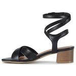 Босоножки на блочном каблуке Valerie Baretraps, black - фото 4