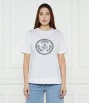 Футболка женская Joop! хлопковая с фирменным принтом, белый - фото