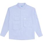 Рубашка унисекс UNDEFEATED, синий - фото