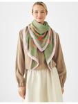 Codello Треугольный шарф зеленого цвета - фото