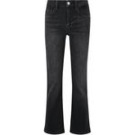 Средняя посадка укороченные джинсы FRAME, темно-серый - фото