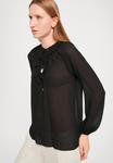 Блуза MICHAEL Michael Kors RUFFLE NECK , Black - фото 5