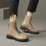 Ботинки Martin Boot женские Foxer, хаки - фото 8