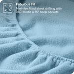 Простыня на подгонке из флиса Bare Home, черный - фото 5