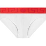 Греческие трусы с каймой Greca Border VERSACE, белый - фото