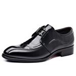 Мужские черные туфли KACHILANG - фото 2