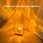 Вращающийся водный пульсирующий свет, окружающий свет, ночник для спальни, прикроватная лампа, настольная лампа, 16 цветов, с регулируемой яркостью, с дистанционным управлением Douself - фото 7