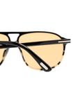 TOM FORD Eyewear солнцезащитные очки-пилоты, черный - фото 3