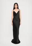 Платье Norma Kamali CROSS BACK BIAS GOWN TRAIN, Black - фото