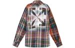 Рубашка stencil flannel check shirt Off-White, черный - фото 2