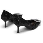 Туфли на высоком каблуке женские черный 73Hours - фото 4