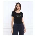 Футболка стандартного кроя Ea7, черный - фото 2