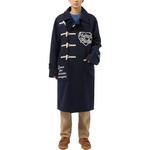 Пальто дафлкот Human Made, синий - фото 3