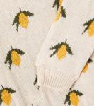 Свитер Belou с интарсией Konges Sløjd, Lemon - фото 2