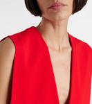 Мини-платье с накидкой Sportmax, Rosso - фото 4