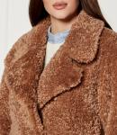 Пальто Marella, бежевый - фото 4