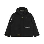 Куртка с капюшоном A Bathing APE с нашивкой Aape, черный - фото