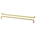 Ручка, цвет латуни, 335 мм, 2 шт. BAGGANÄS IKEA - фото 2