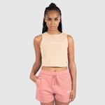 Женский спортивный топ Smilodox, бежевый - фото