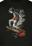 F4NT4STIC Футболка "Скейтбордист", принт, черный - фото 3