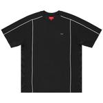 Топ Supreme Mesh Panel Short-Sleeve Top, Black - фото