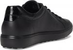 Кроссовки ECCO Soft 7 Side Zip Lace Sneakers, Black - фото 5