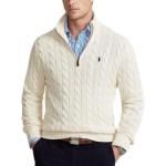 Трикотажная мужская поло Ralph Lauren экрю - фото 5