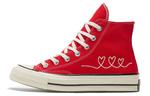 Кроссовки Converse Chuck Taylor All Star 70 Hi Made With Love Red - фото