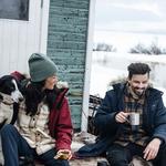 Фланелевая рубашка Singi Heavy стандартного кроя мужская Fjallraven, цвет Dark Navy/Buckwheat Brown - фото 3