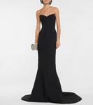 Платье-бюстье Ode из крепа Maticevski, черный - фото 2