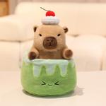 Плюшевая кукла капибара 20 см высота PUDOWRABBIT - фото 11