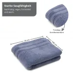 Полотенце Sleepling, темно-синий - фото 2
