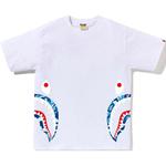 Футболка Bape Abc Camo Side Shark A BATHING APE, белый - фото 10